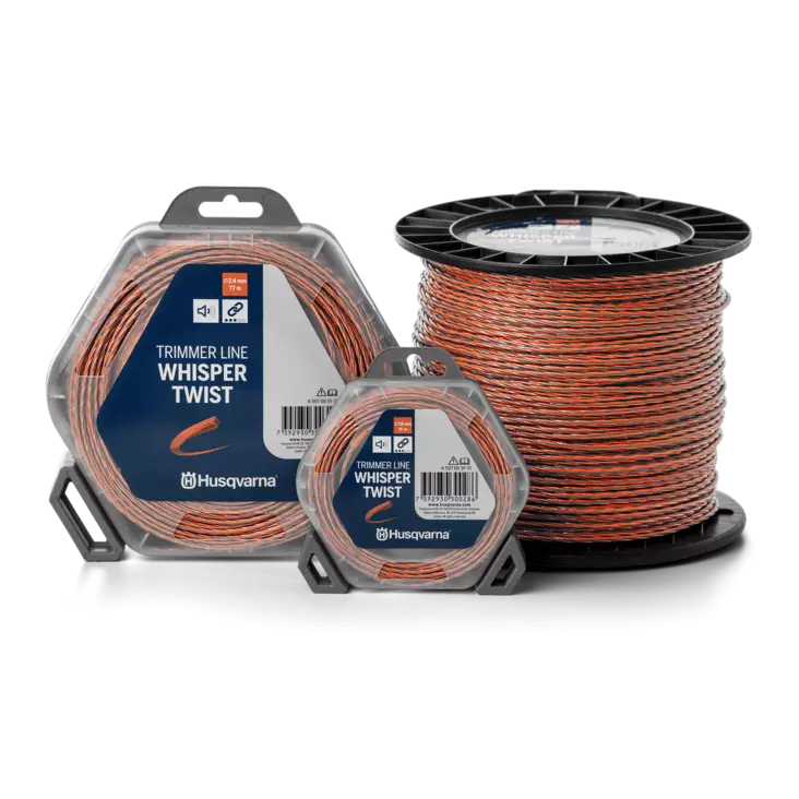Whisper Twist Ø2,0 mm x 15 m, oranssi/musta - Siimat, varaterät - 597669110 - 1