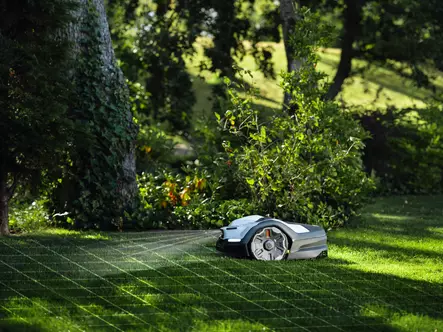 Husqvarna Automower 410VE NERA, VISION NAVIGOINTI, SIS. EPOS PLUG-IN MODUULIN, Langaton, 1500m2 - Husqvarna Automower robottileikkurit - 970820021 - 2