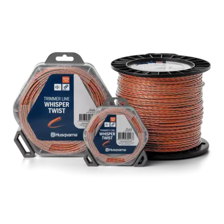 Whisper Twist Ø1,5 mm x 15 m, oranssi/musta - Siimat, varaterät - 597669101 - 1