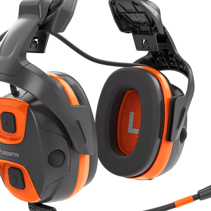 Kuulonsuojaimet Husqvarna X-SYNC, Bluetooth, FM-radio, kypäräkiinnitys - Kypärät, kasvo- ja kuulosuojaimet - 536913901 - 1