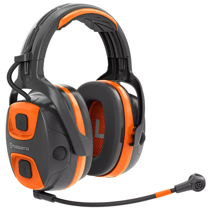 Kuulonsuojaimet Husqvarna X-SYNC, sankamalli, Bluetooth, FM-radio - Kypärät, kasvo- ja kuulosuojaimet - 536913601 - 2