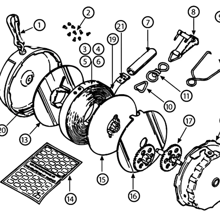 Suojalevy rattailla - Husqvarna varaosat - 505697331 - 1