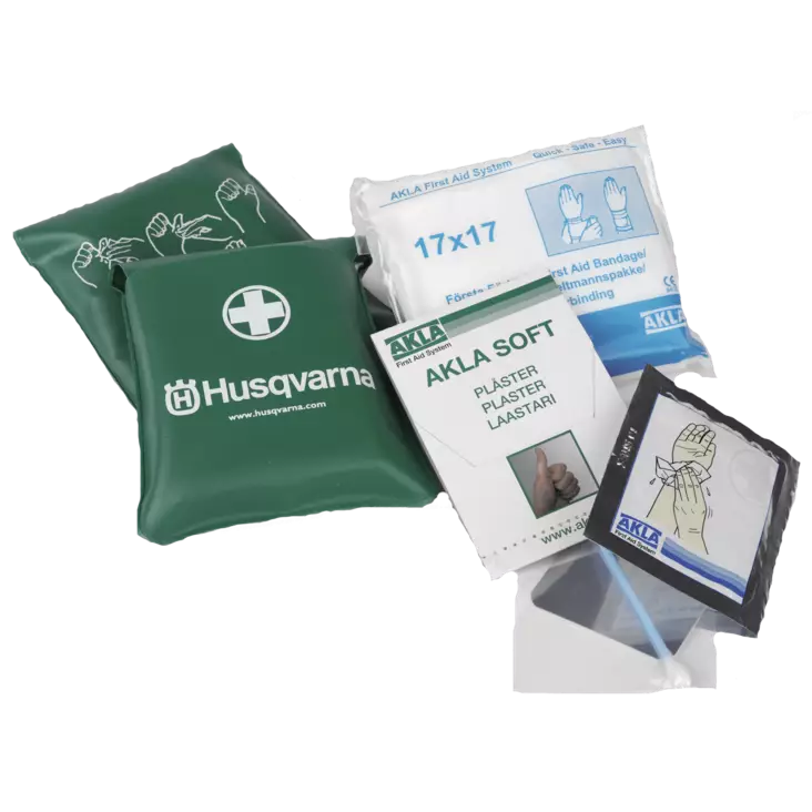 Taskuensiapupakkaus, Husqvarna - Husqvarna turvahousut ja puserot - 504095301 - 1