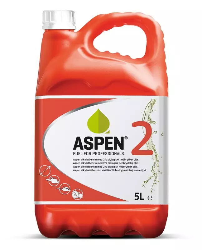 Aspen 2T Pienkonepolttoaine 5 L - Pienkonepolttoaineet - ASPEN25 - 1