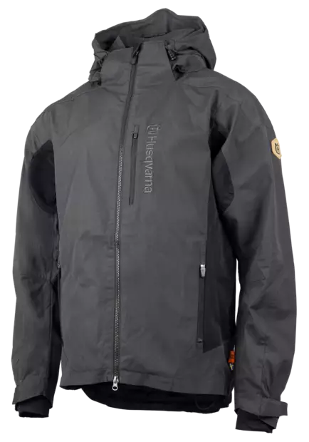 Kuoritakki, miehet, musta S - Husqvarna Xplorer tuotteet - 536155646 - 1