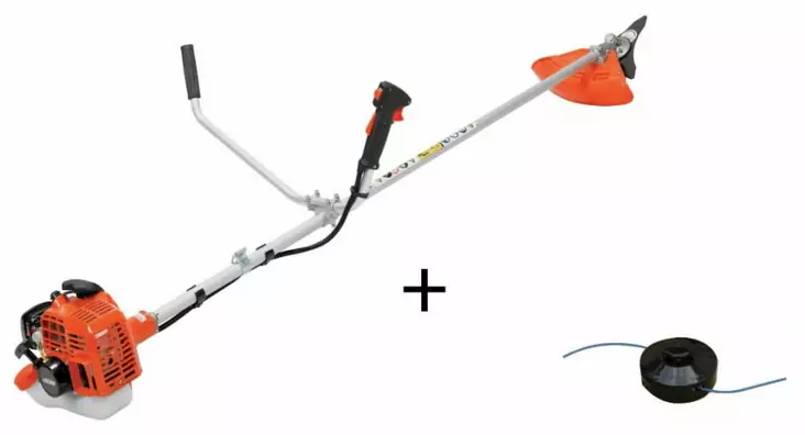 Echo SRM-222ES Raivaussaha 21,2 ccm, 0,7 kW, 4,9 kg, ES-start, kolmioterä, siimapää - Echo trimmerit - 24130287 - 1