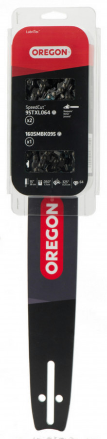 15" Laippa .325 1,3MM + 2 Ketjua, Oregon SpeedCut - Laippa + ketju -paketit - 578708 - 2