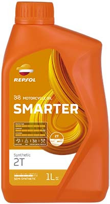 REPSOL Smarter SYNTHETIC 2T, 1 Litraa, osasynteettinen - 2-tahti öljyt - RPP2120ZHC - 1